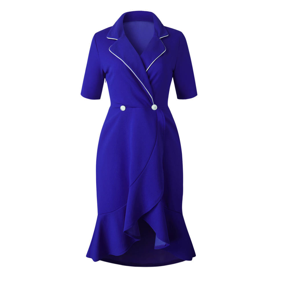 Women's Plus Size Women's Temperament Dress