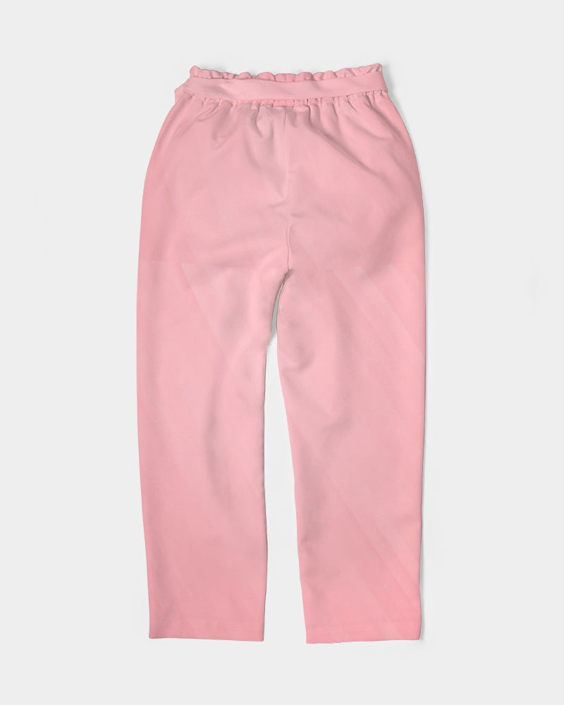 Angry Pink Women's Belted Tapered Pants