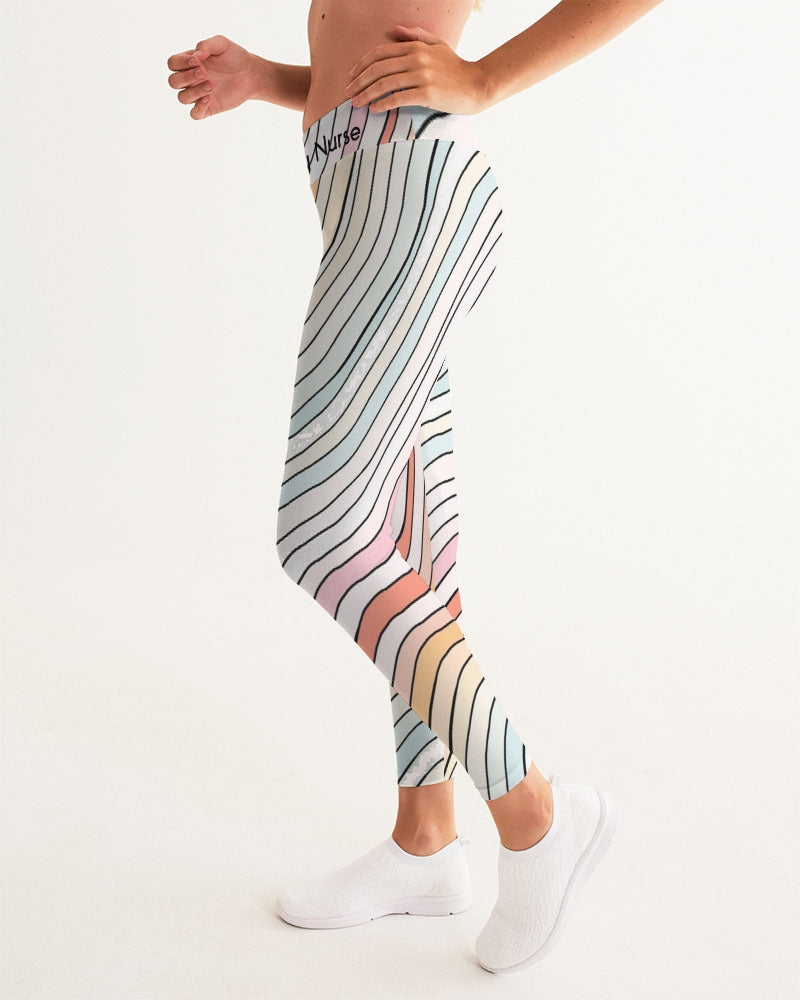 ANgry Stripes 2 Women's Yoga Pants