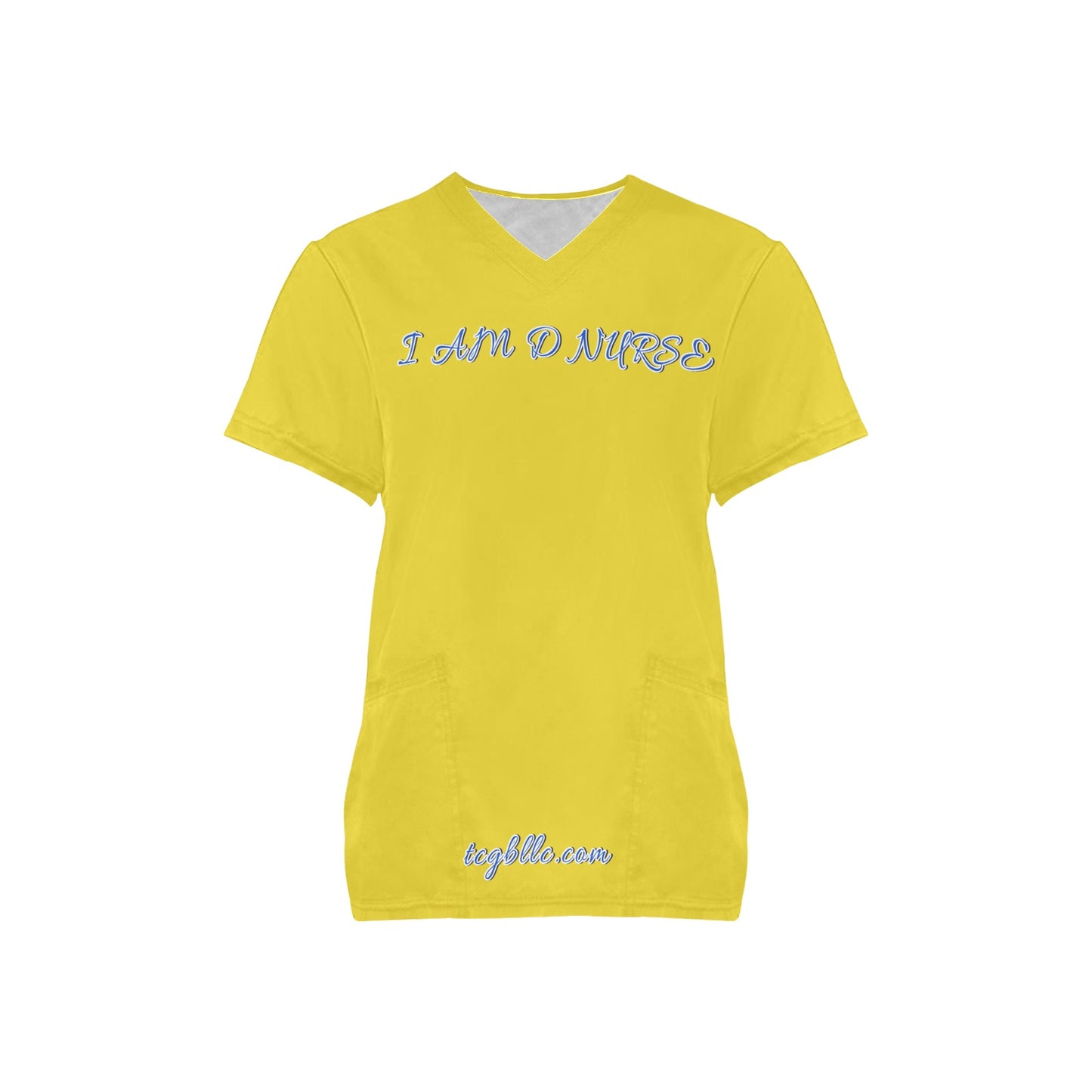 I AM D NURSE Scrub Top