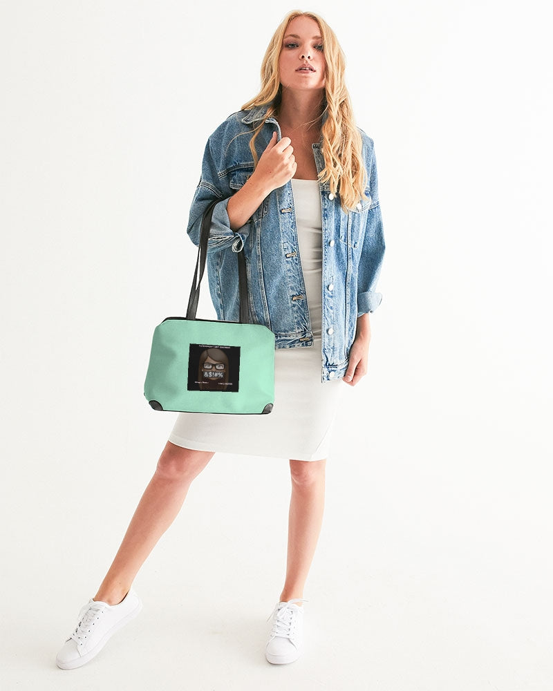 Angry pastel green Shoulder Bag
