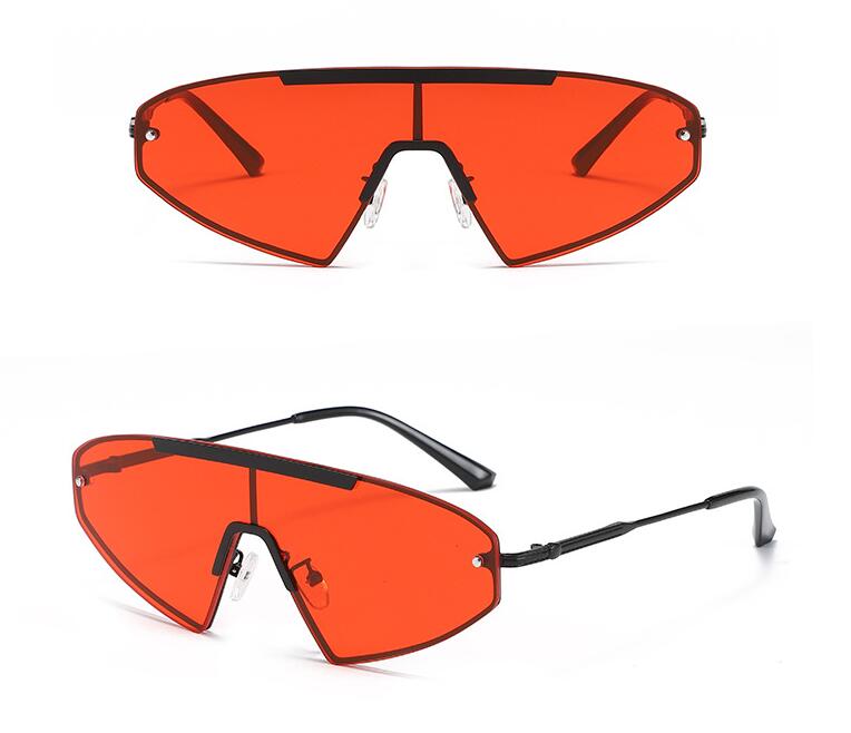 European And American Fashion Sunglasses Men's Personality Conjoined