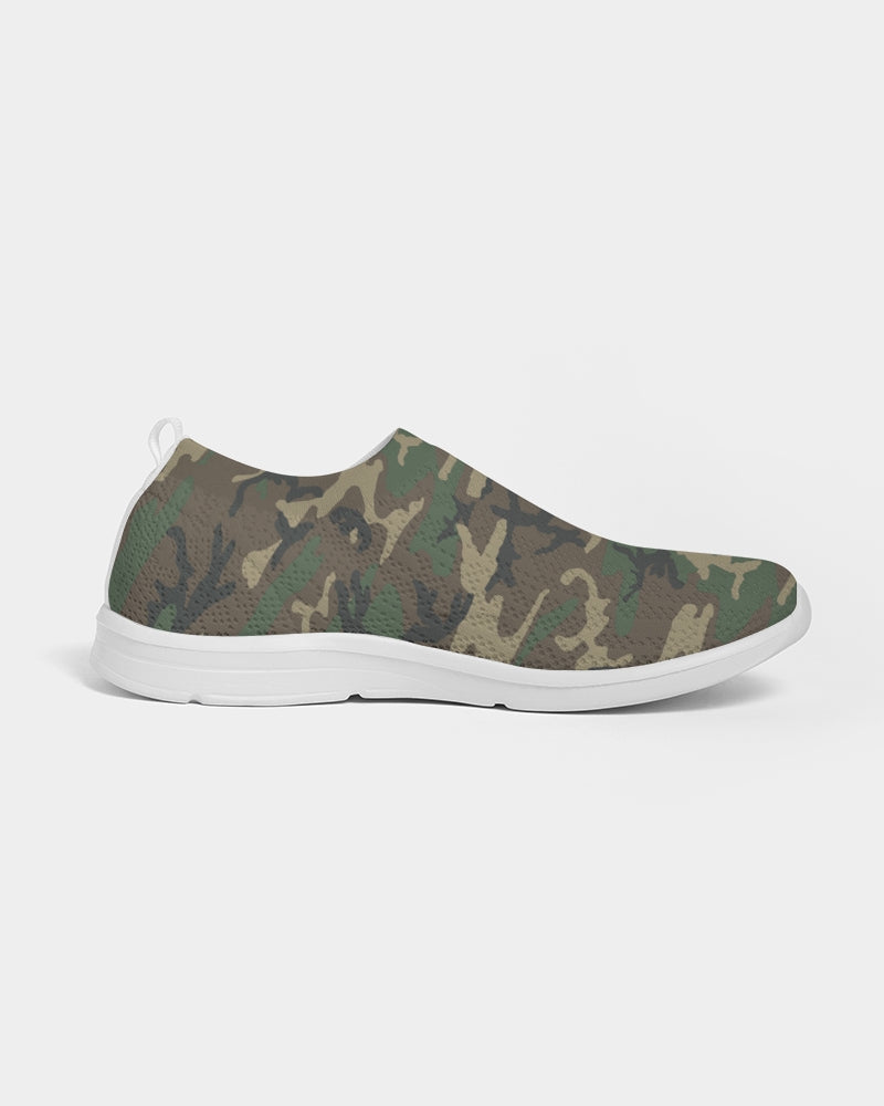 ANGRY CAMOFLAGE Women's Slip-On Flyknit Shoe