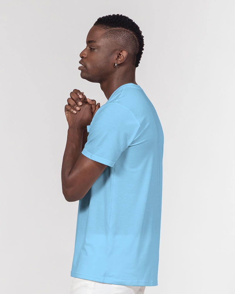 Angry pastel blue Men's Everyday Pocket Tee