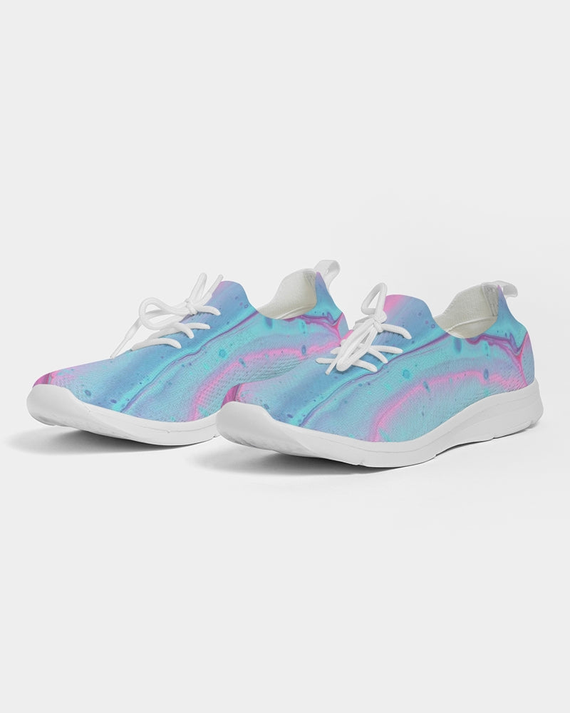 Angry Tye Dye Women's Lace Up Flyknit Shoe