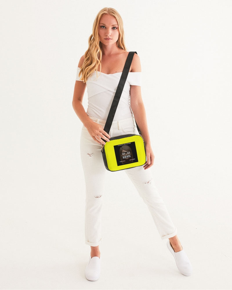 Angry Yellow Crossbody Bag