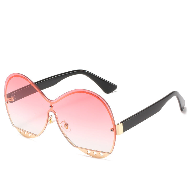 Women's Fashion Hollow Pentagram Sunglasses