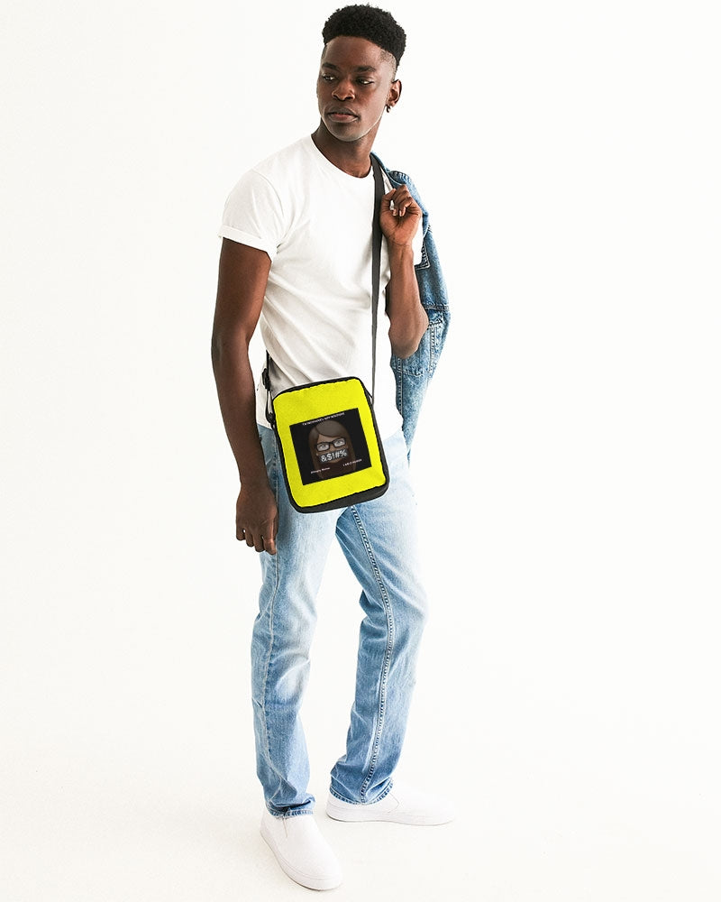 Angry Yellow Messenger Pouch