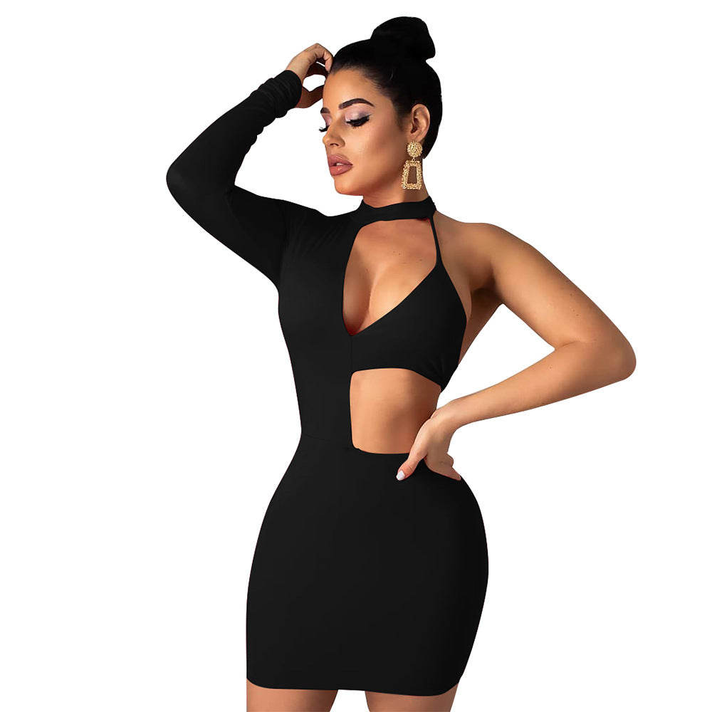 Dress with long sleeves