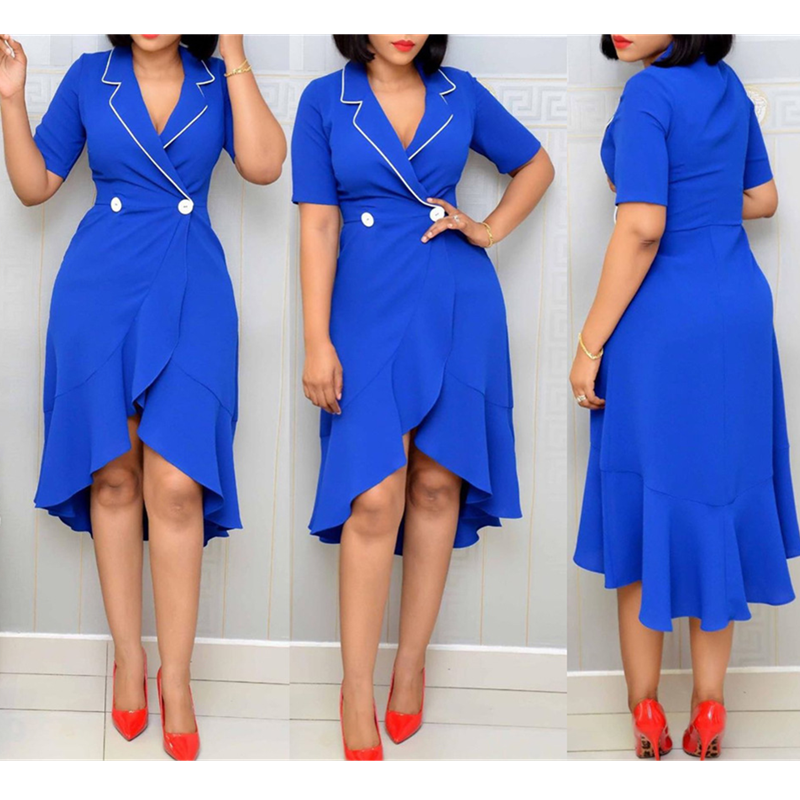 Women's Plus Size Women's Temperament Dress