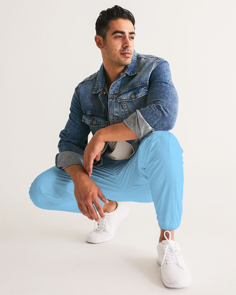 Angry pastel blue Men's Track Pants