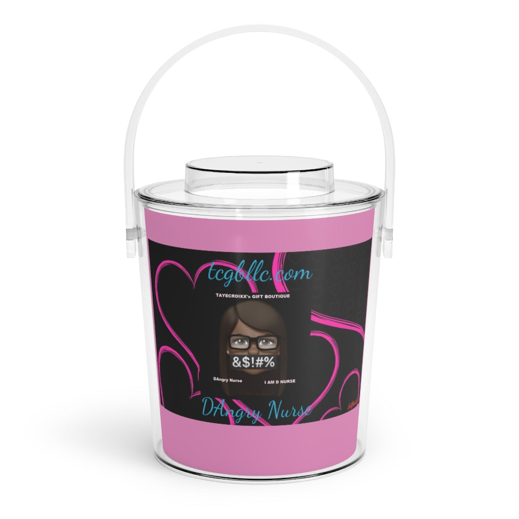 Ice Bucket with Tongs