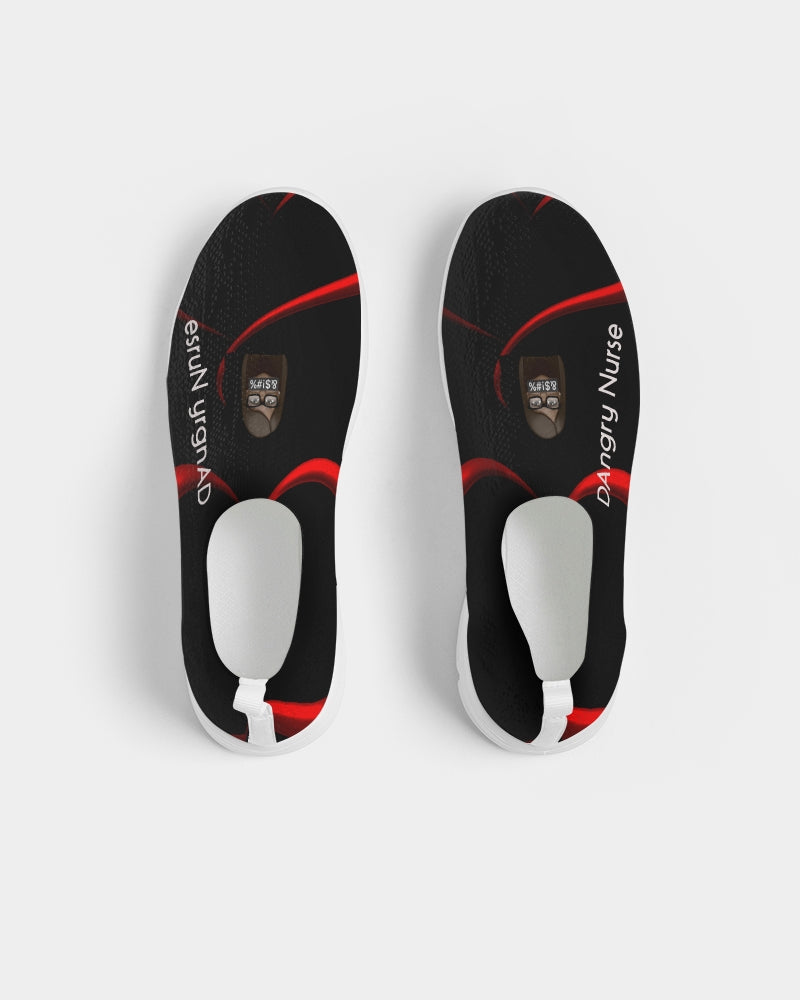 Angry Hearts Women's Slip-On Flyknit Shoe