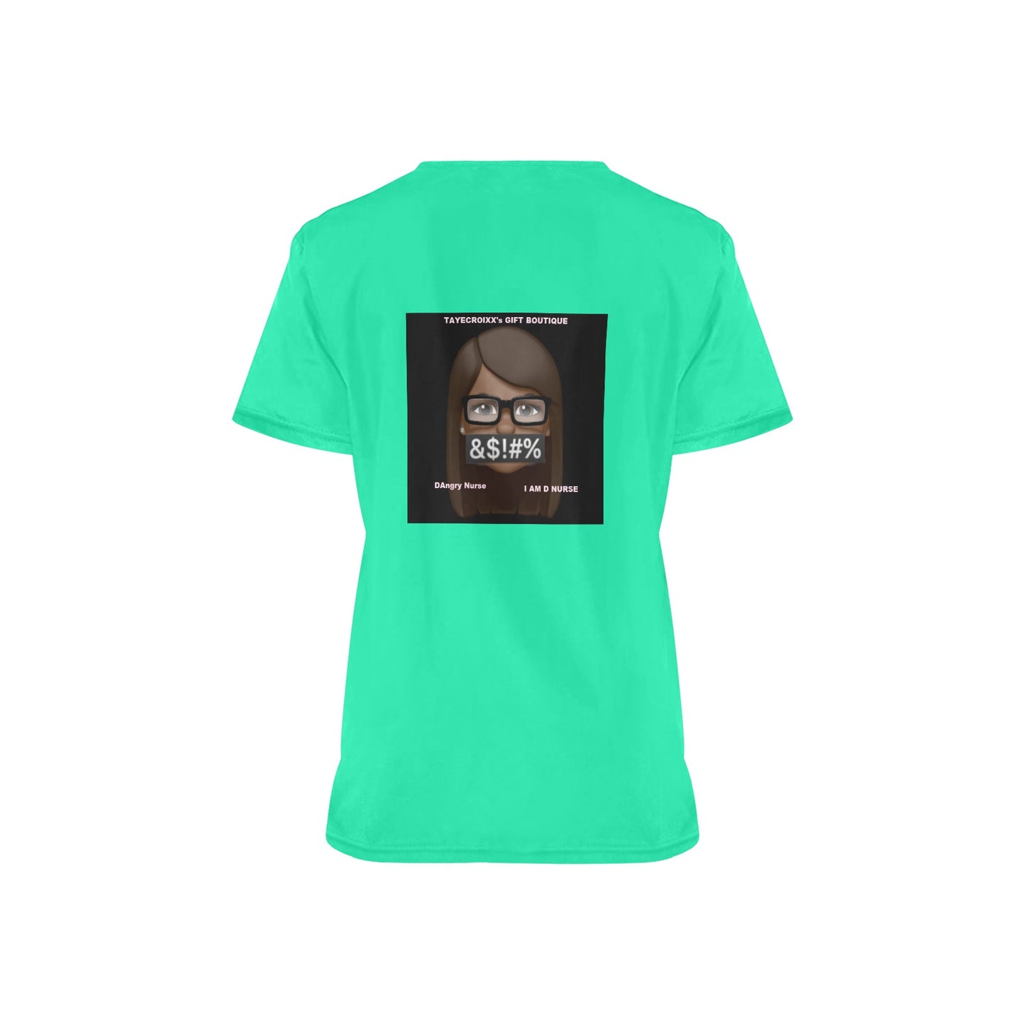 DAngry Nurse Scrub Top