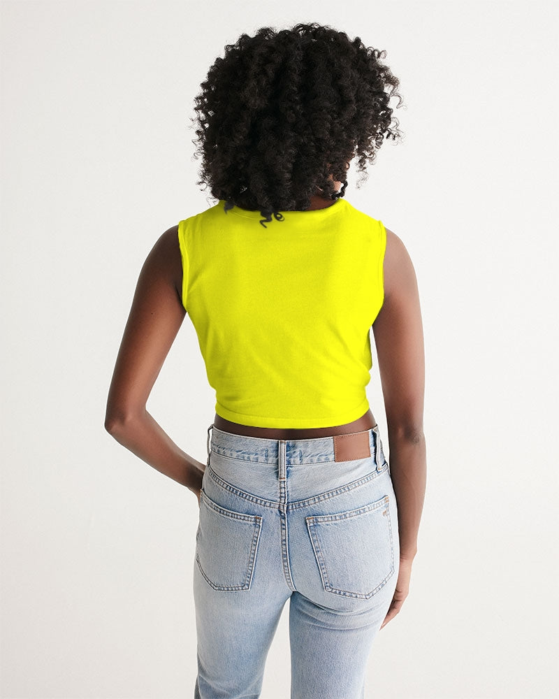Angry Yellow Women's Twist-Front Tank