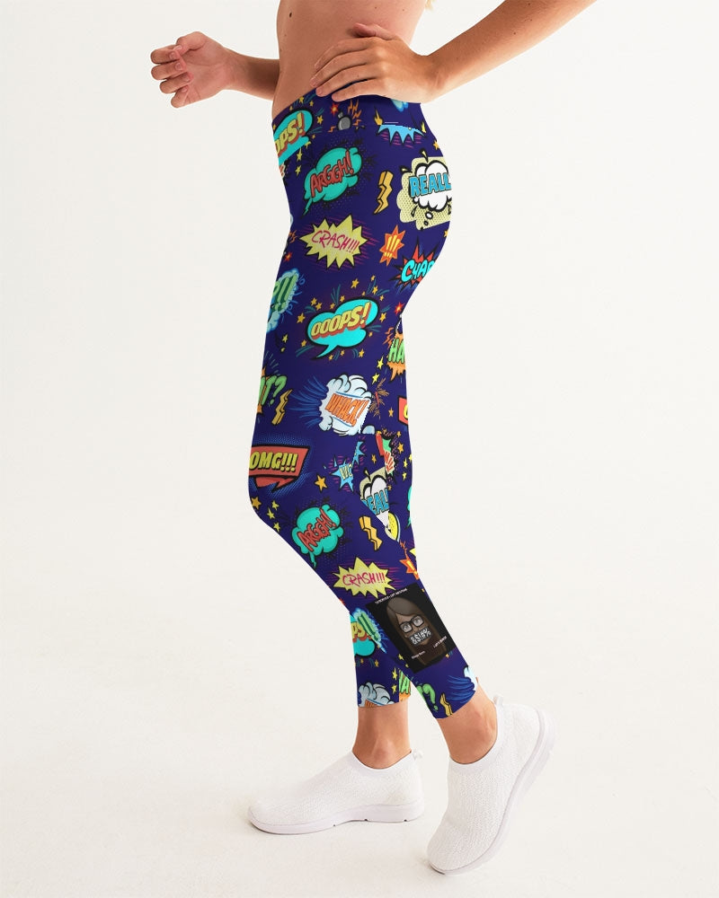 Angry Words Women's Yoga Pants