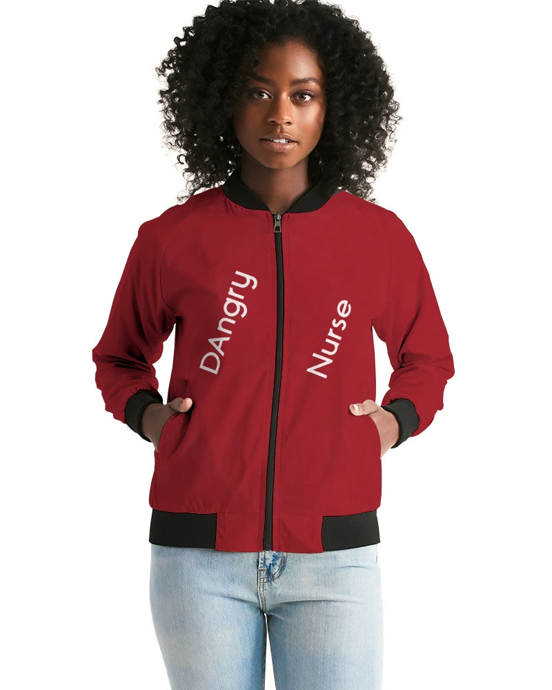 red Women's Bomber Jacket
