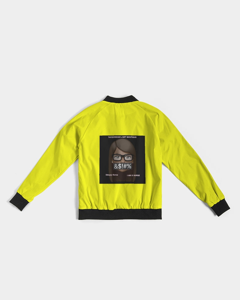 Angry Yellow Women's Bomber Jacket