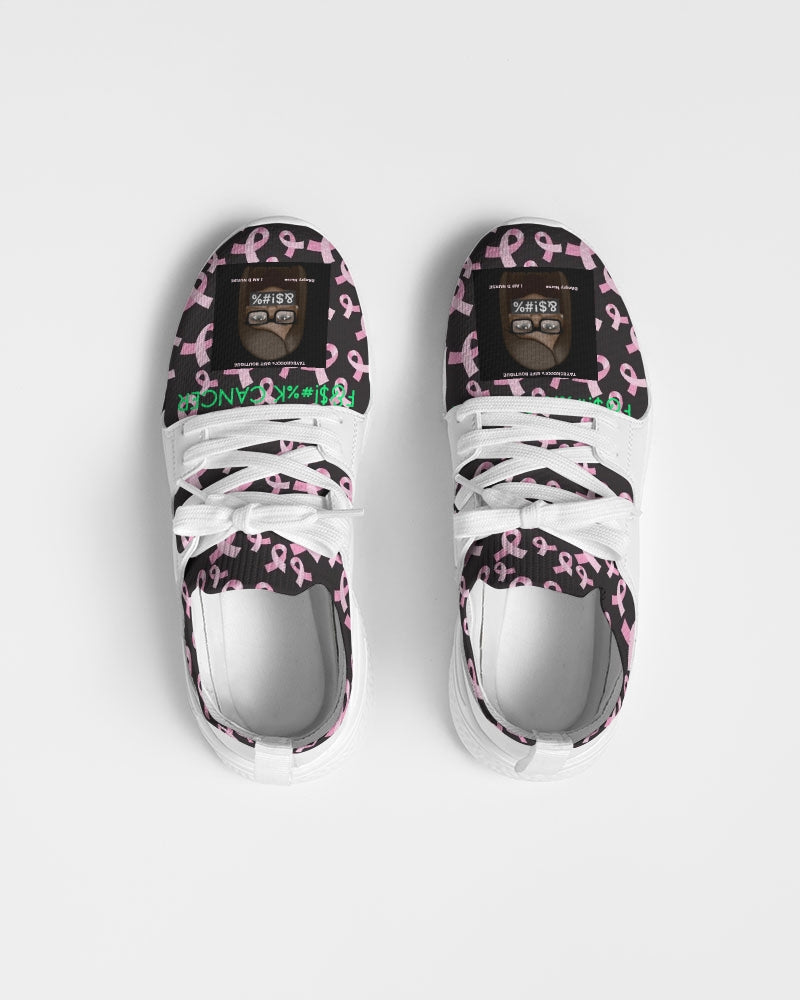 Special Edition F&$!#%K CANCER Women's Two-Tone Sneaker