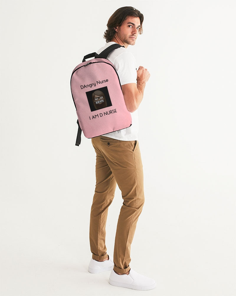 Angry Pink Large Backpack