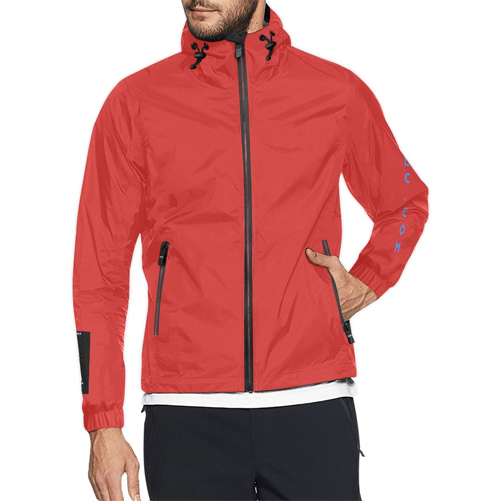 Unisex All Over Print  Hooded Windbreaker (Model H23)
