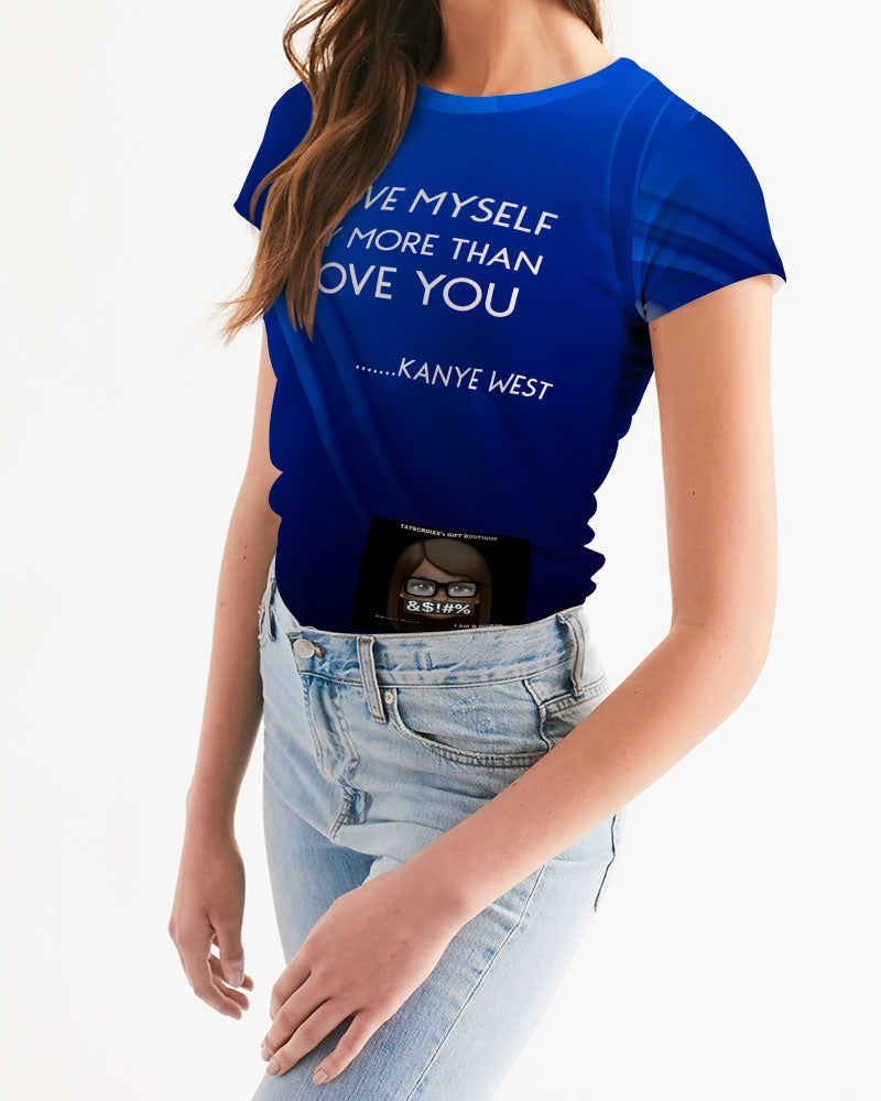 Angry  Blue Women's Tee