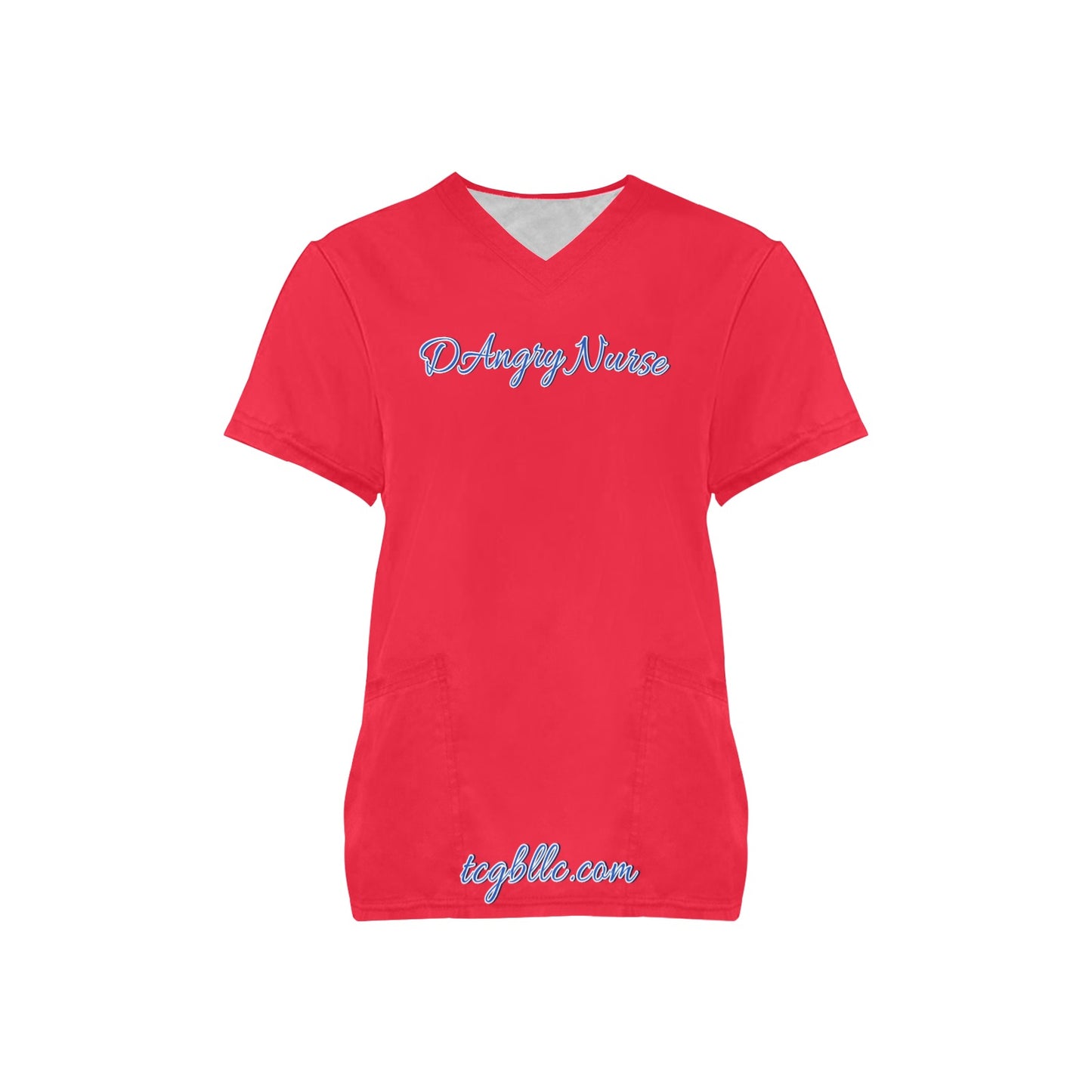 DAngry Nurse Scrub Top