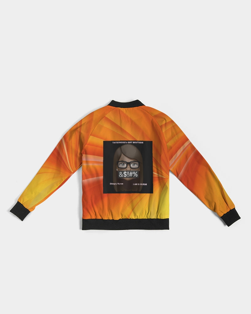 angry orange Women's Bomber Jacket