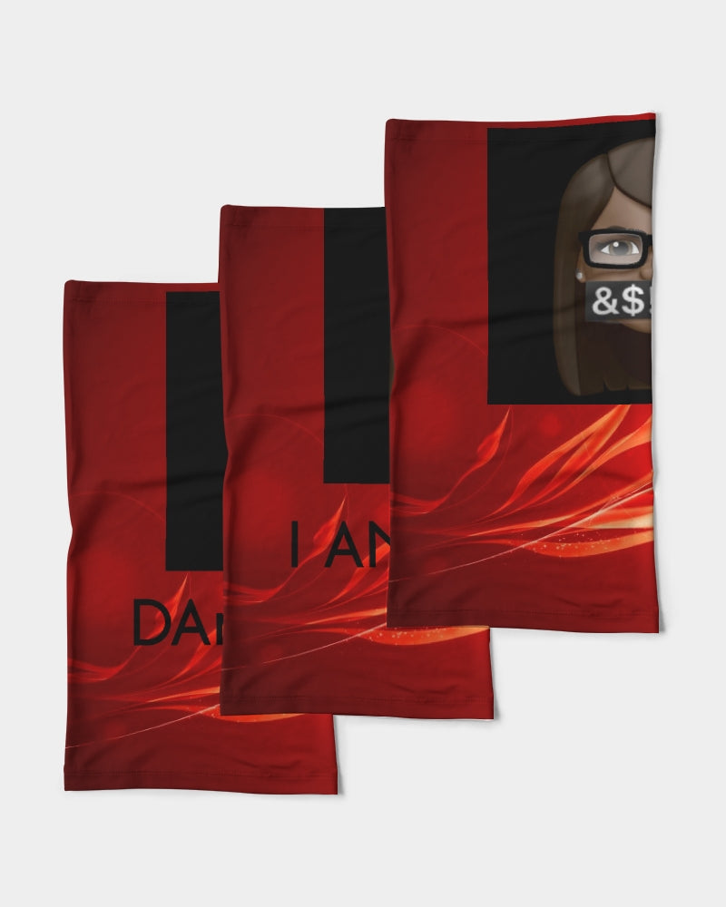 DAngry Nurse red Neck Gaiter Set