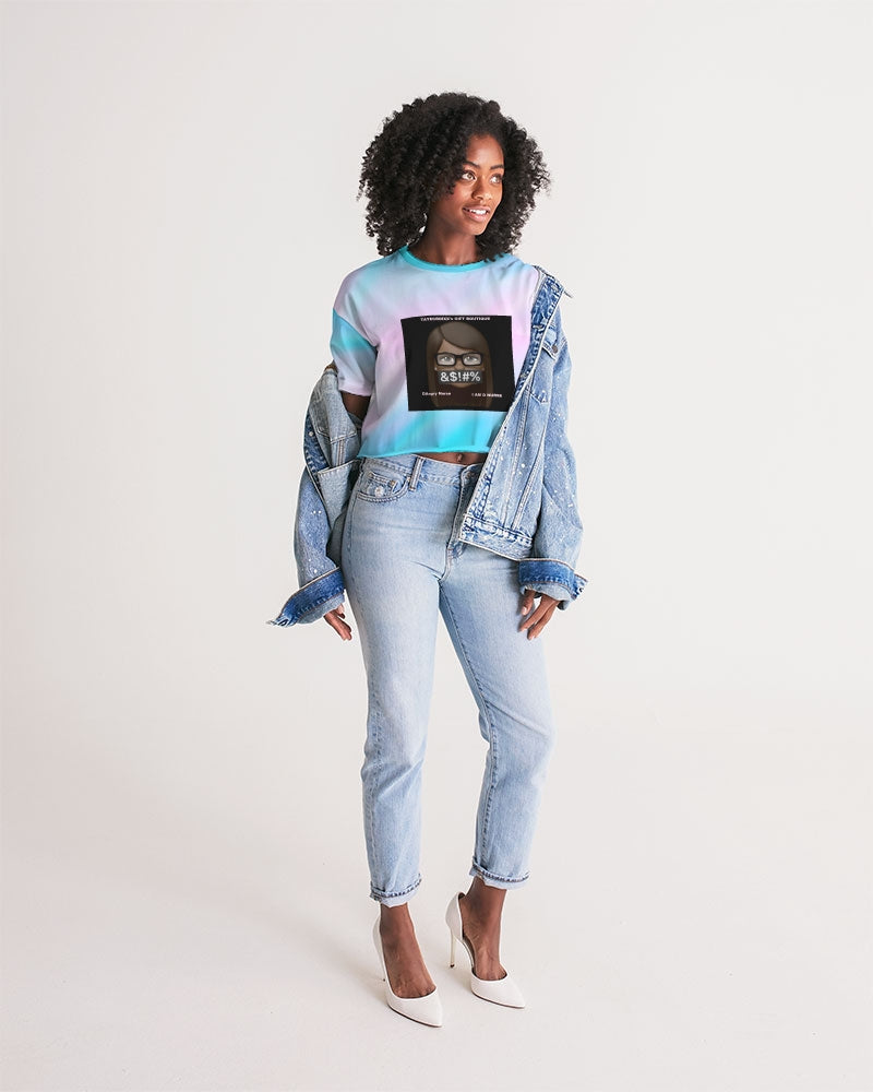 Angry Pastel Women's Lounge Cropped Tee