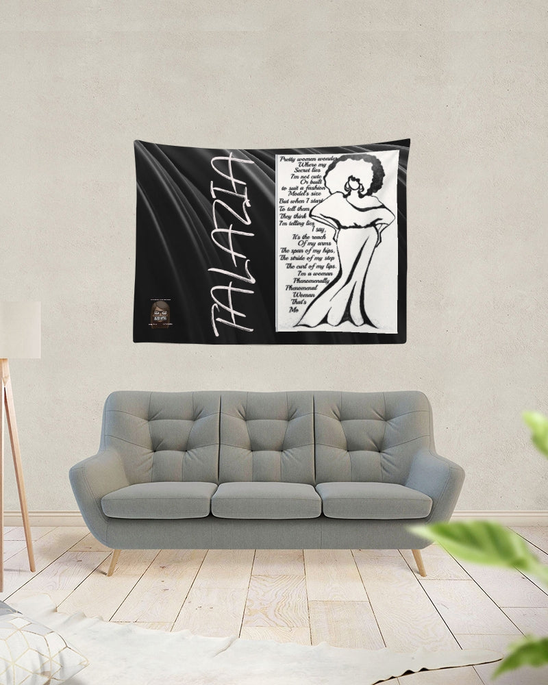 Black Tapestry 80"x60"