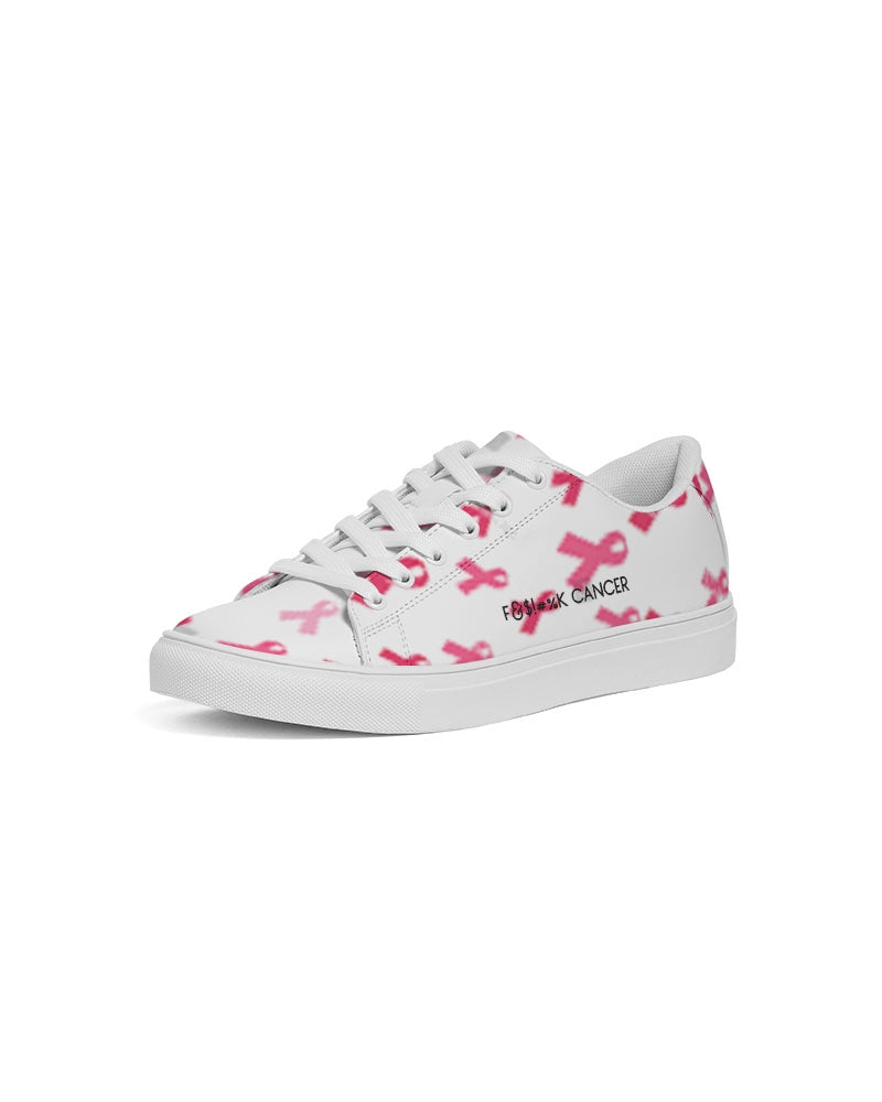 Special Edition F&$!#%K CANCER Women's Faux-Leather Sneaker