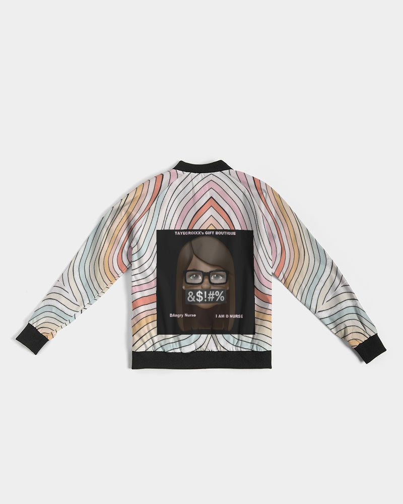 Angry waves Women's Bomber Jacket