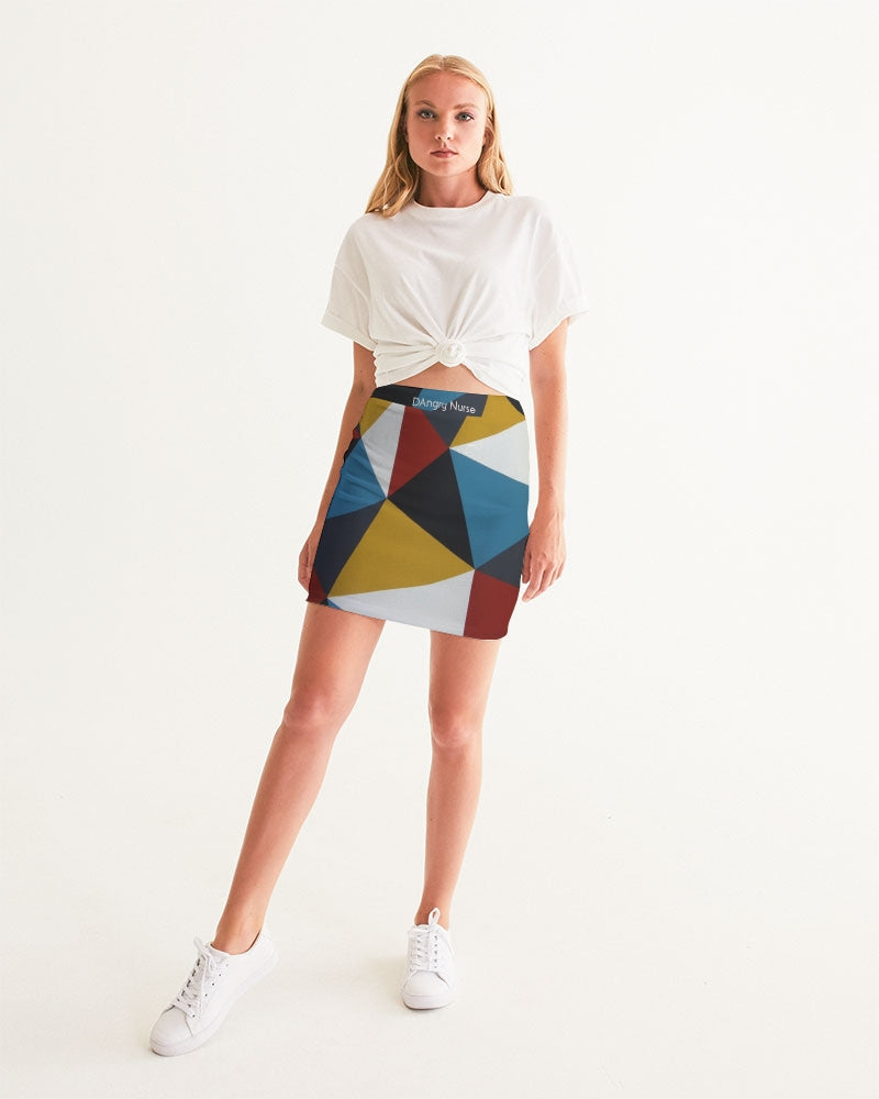 Angry Triangles Women's Mini Skirt