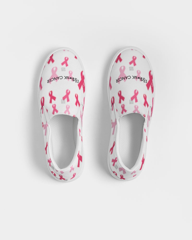 Special Edition F&$!#%K CANCER Women's Slip-On Canvas Shoe