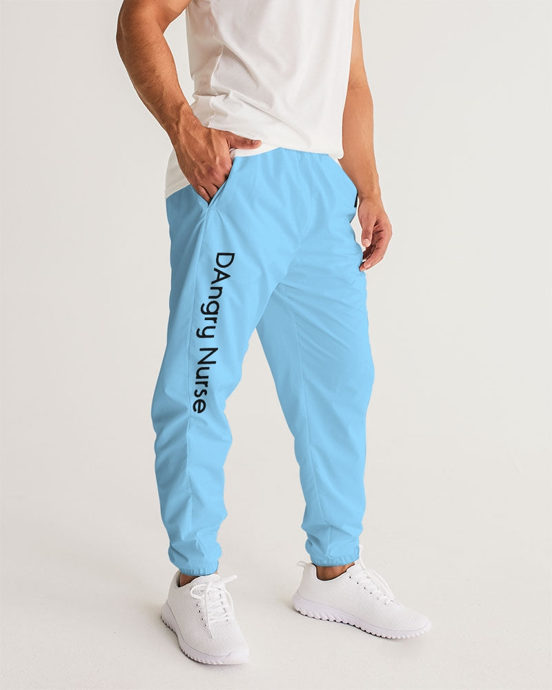 Angry pastel blue Men's Track Pants