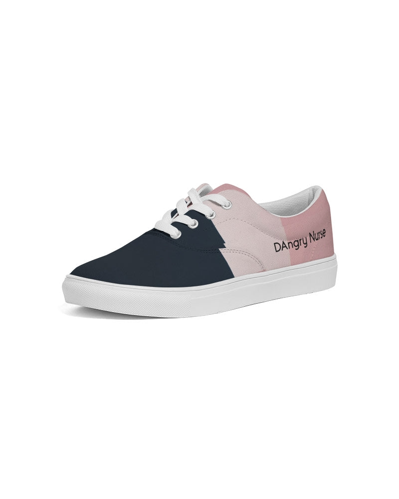 Angry stripes Women's Lace Up Canvas Shoe