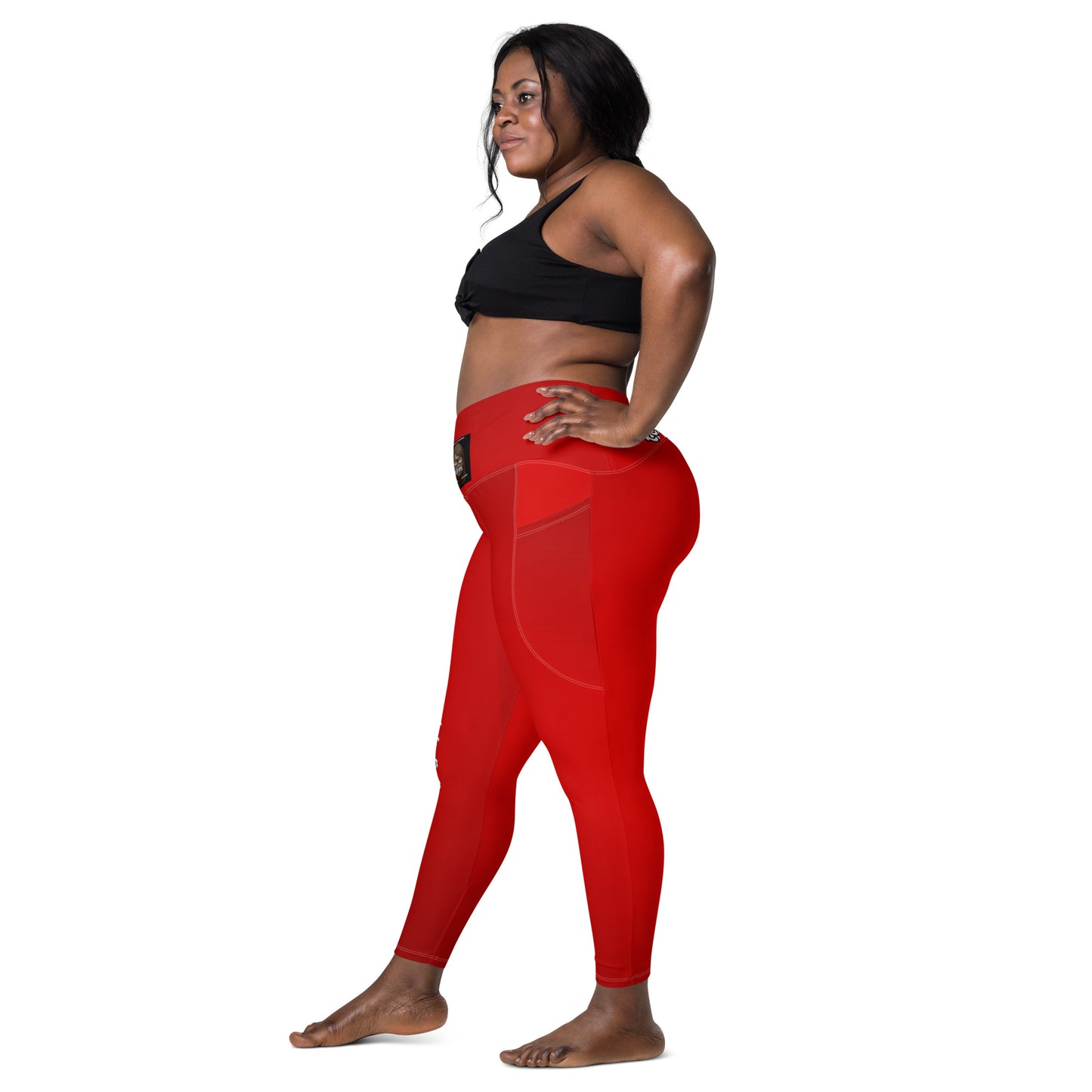 DAngry Nurse Crossover leggings with pockets