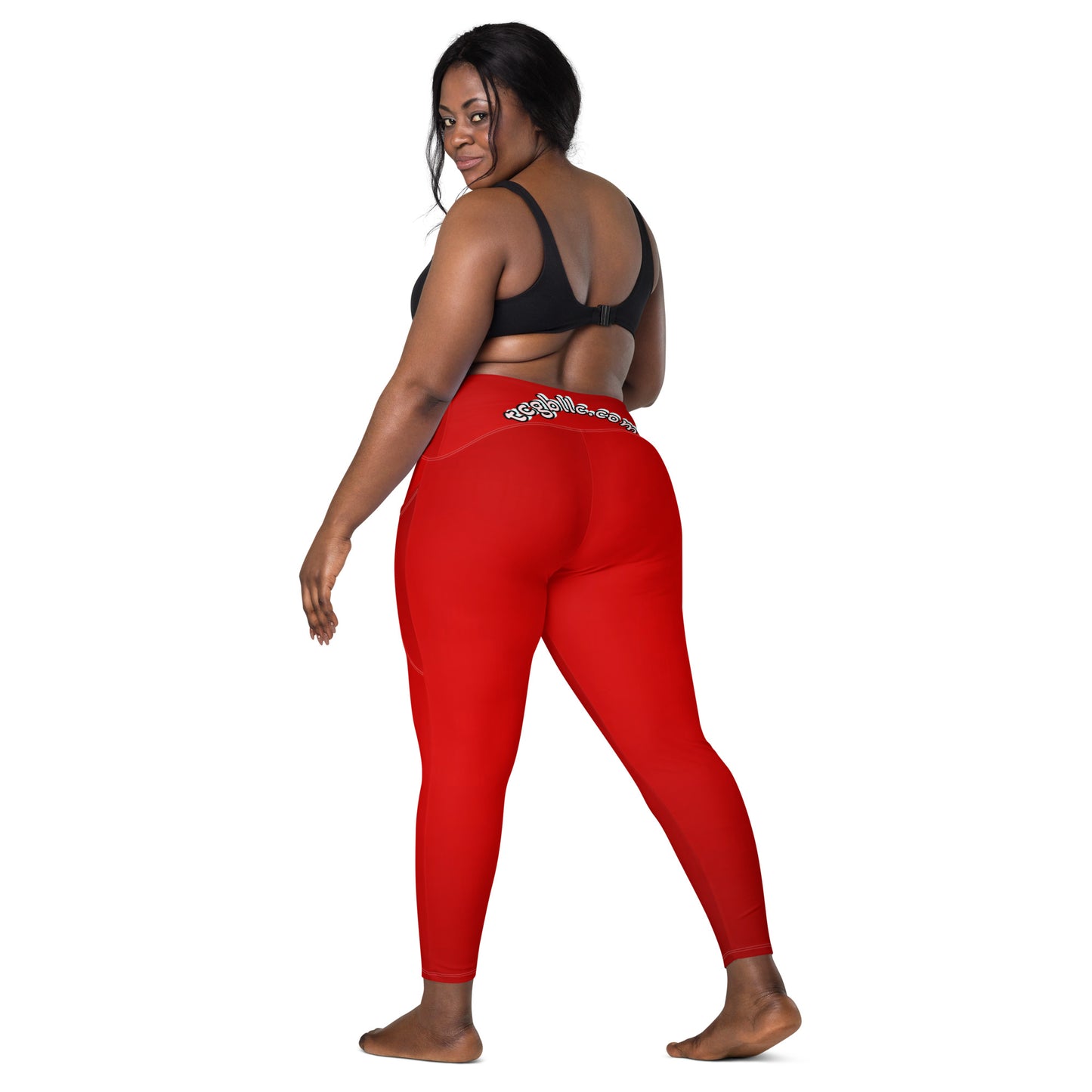 DAngry Nurse Crossover leggings with pockets