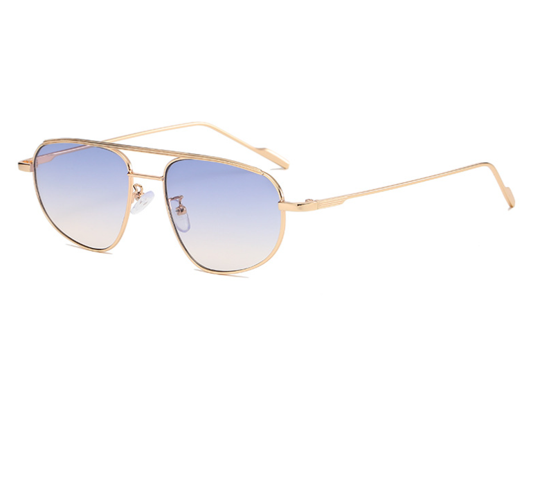 Fashion Of Metal Double Beam Sunglasses