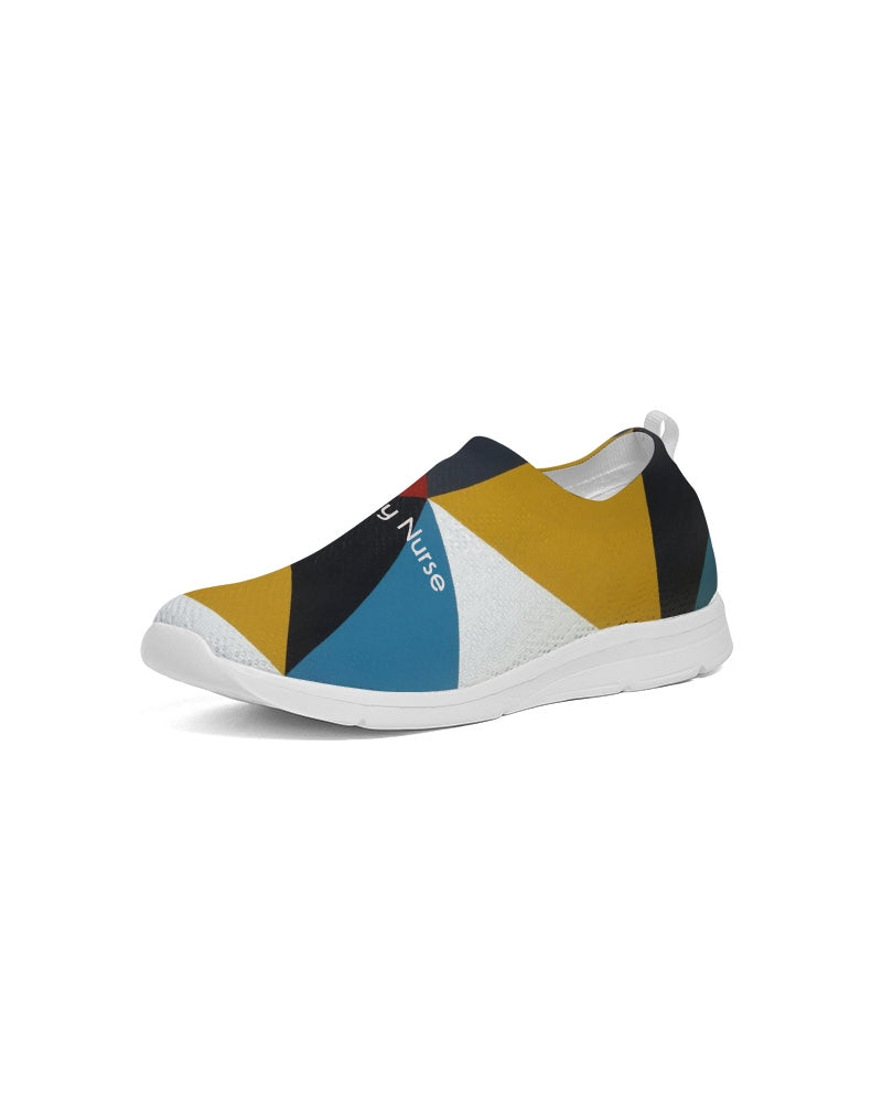 Angry Triangles Women's Slip-On Flyknit Shoe