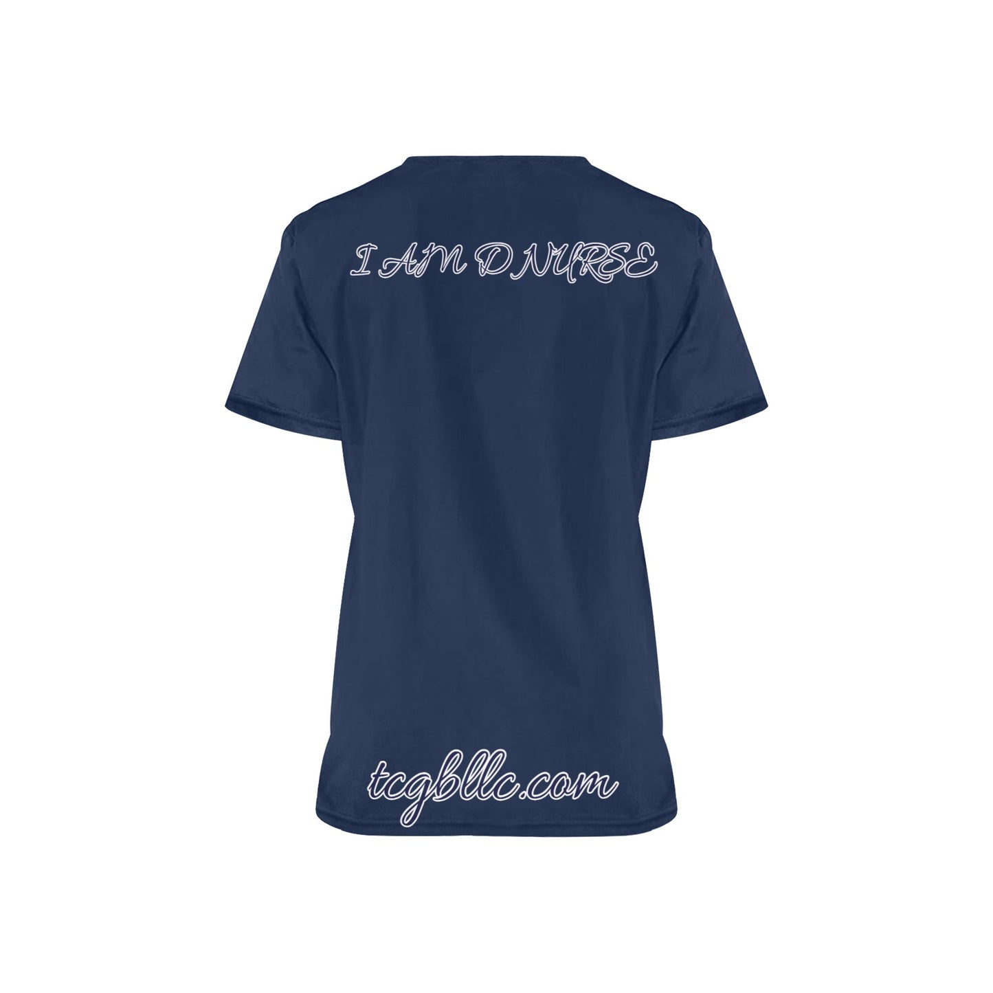 I AM D NURSE Scrub top