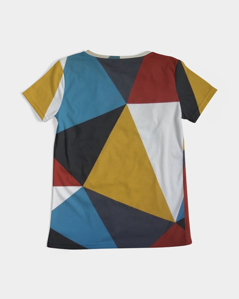 Angry Triangles Women's V-Neck Tee