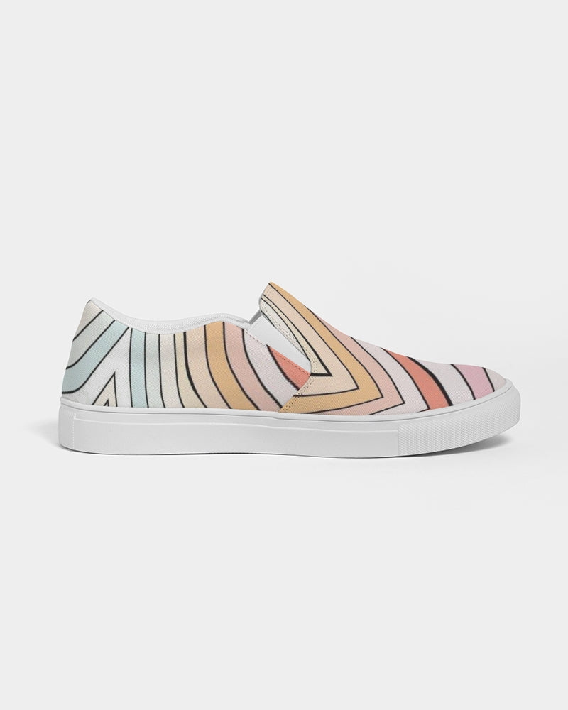 Angry waves Women's Slip-On Canvas Shoe