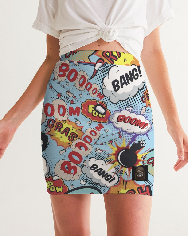 Angry sounds Women's Mini Skirt