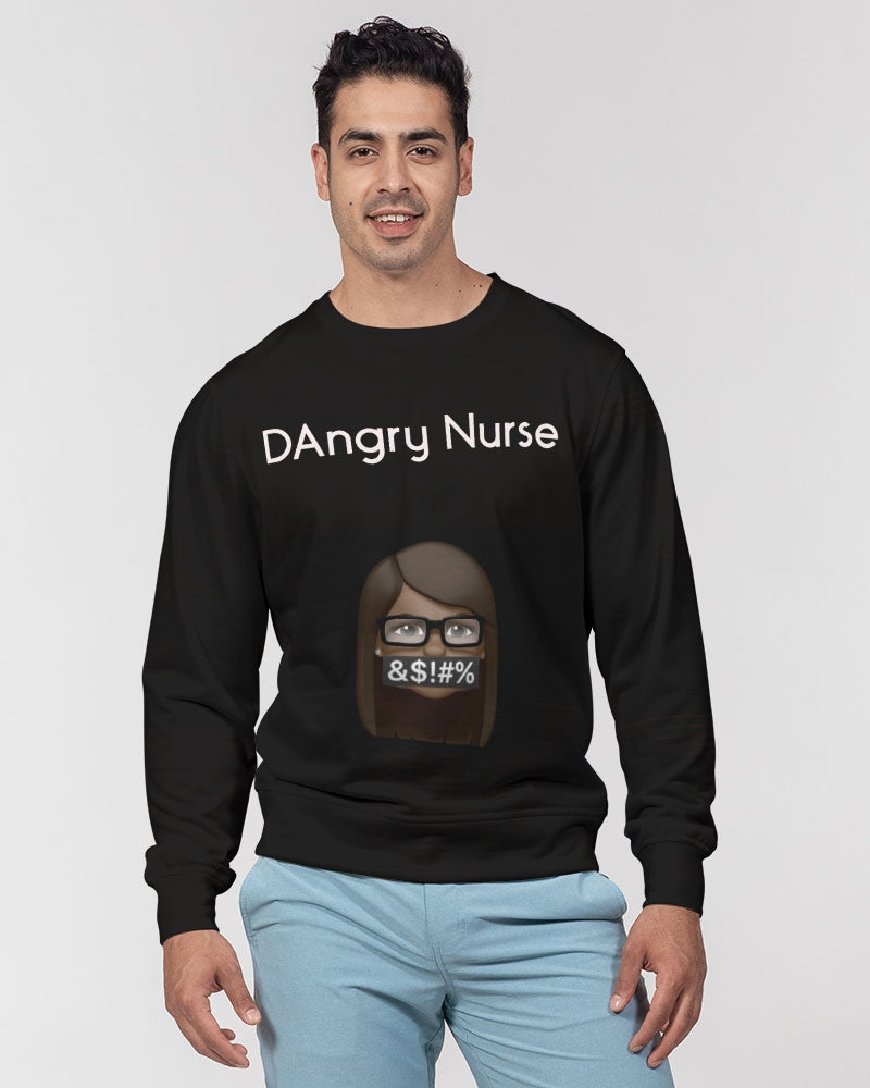 Angry Black Men's Classic French Terry Crewneck Pullover