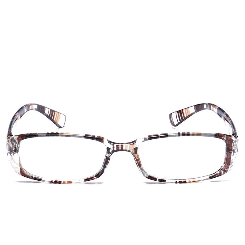 Men's And Women's Fashion Retro Ultra-clear Spring Leg Reading Glasses