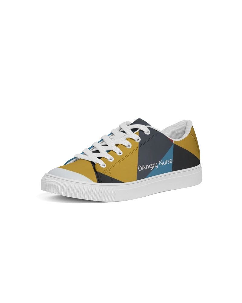 Angry Triangles Women's Faux-Leather Sneaker