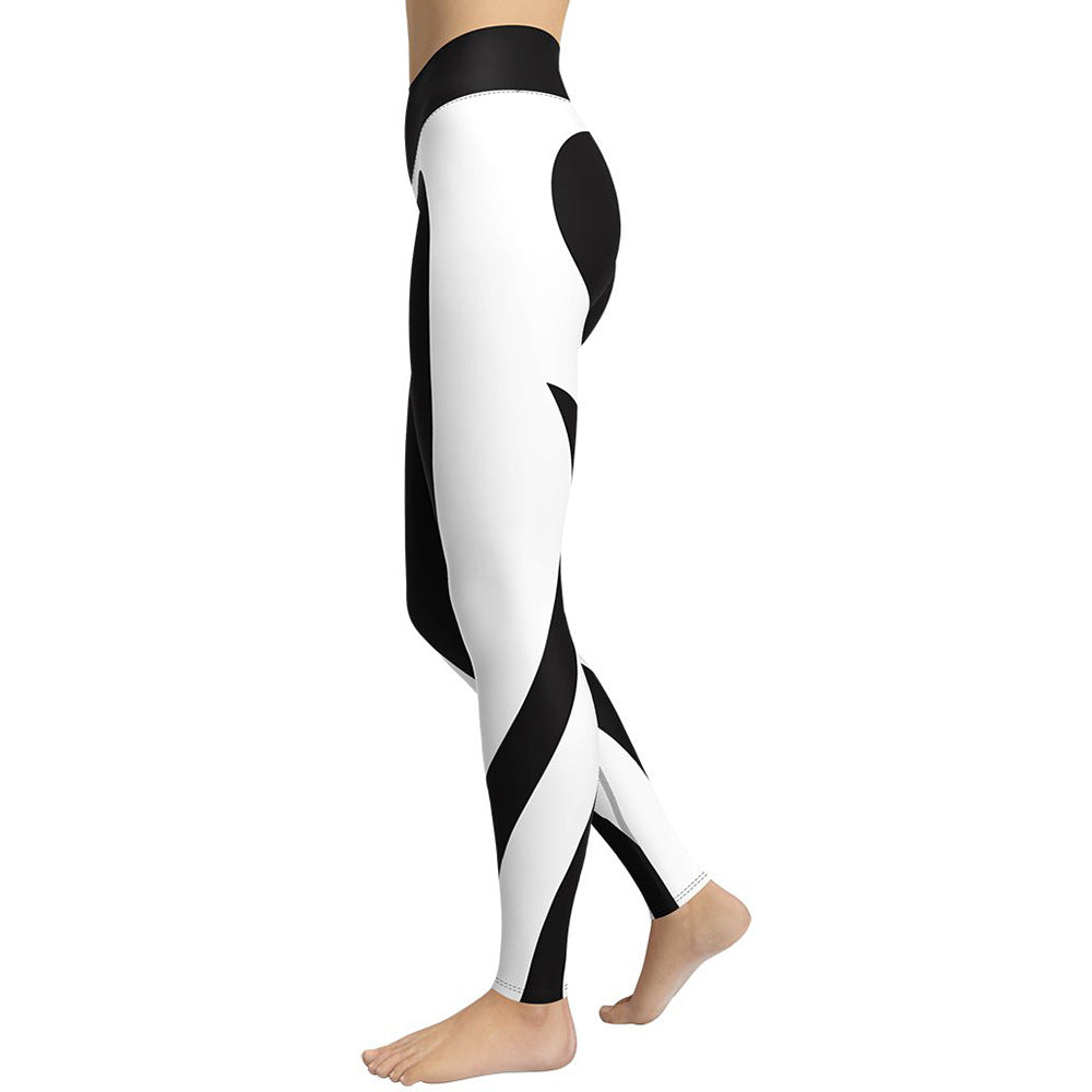 European And American Plus Size Women's Leggings Tight Yoga Pants New S-2XL