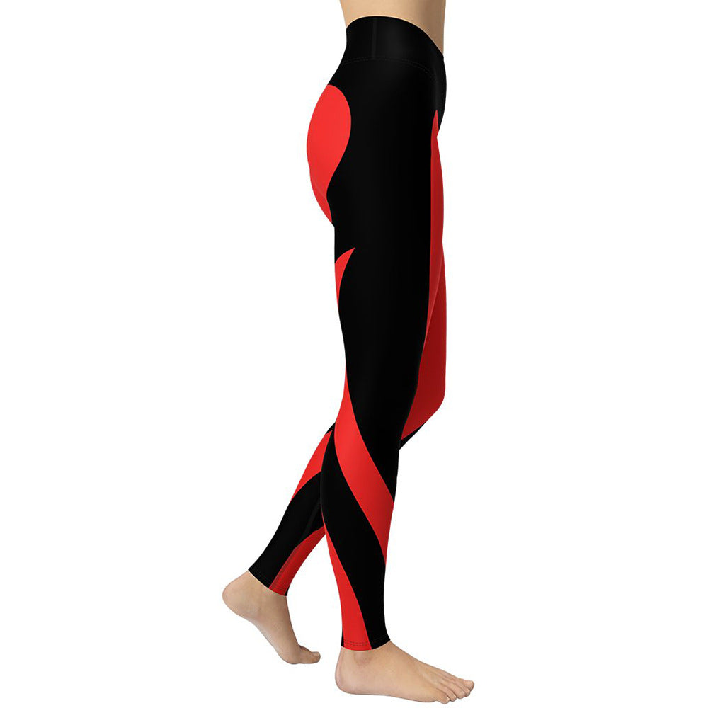 European And American Plus Size Women's Leggings Tight Yoga Pants New S-2XL